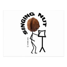 Singing Nut Postcard