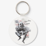 Singing Obama with flag keychains