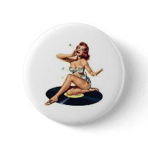 singing pin up girl buttons