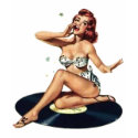 singing pin up girl t-shirts by oohlaurrren singing pin up girl t-shirts