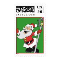 singing santa postage