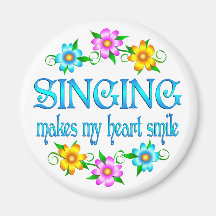 Singing Smiles Refrigerator Magnets