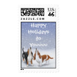 Singing Snow Bassets Postage