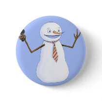 Singing Snowman buttons by Swazzle Singing Snowman buttons