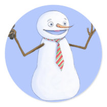 Singing Snowman stickers