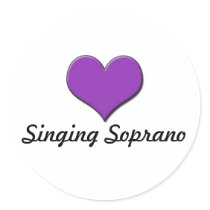 Singing Soprano Sticker
