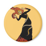 Singing Woman Magnets