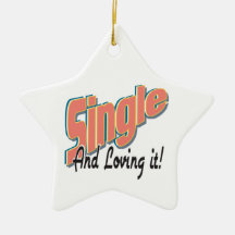 single and loving it christmas ornaments