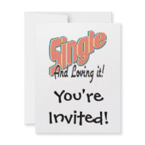 single and loving it invite