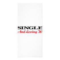Single And Loving It rack cards