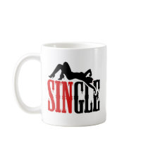 Single and Ready for Sin mugs by BoogieMonst Single and Ready for Sin mugs