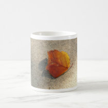 Single Autumn Leaf mugs