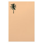 Single Black palm tree stationery