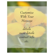 Single Bloom - Wallflower Personalized Flyer