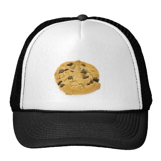 Single chocolate chips cookie hat