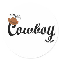 single cowboy yeehaw stickers by Classicdesignz single cowboy yeehaw stickers