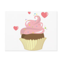 Single Cupcake postcards