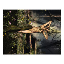Single Dryad Custom Invitations