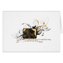 Single Flower Buddha cards