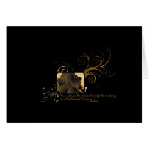 Single Flower Buddha cards