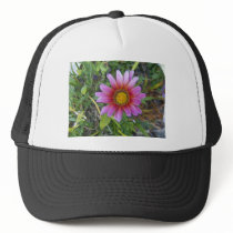 Single flower trucker hat