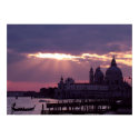 Single Gondola at Sunset posters