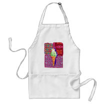 single ice cream cone 1 aprons by studioak single ice cream cone 1 aprons