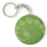Single Julia Crop Circle Keychain