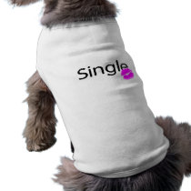 Single (Kiss) pet clothing by TeeZazzle Single (Kiss) pet clothing