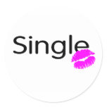 Single Kiss Stickers