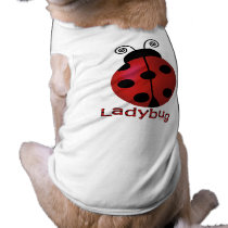 Single Ladybug Pet T Shirt