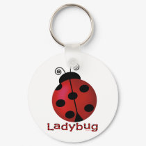 Single Ladybug keychains by ladybugville Single Ladybug keychains