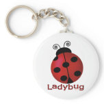 Single Ladybug Keychains