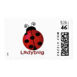 Single Ladybug Postage Stamps
