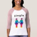 Ladies 3/4 Sleeve Raglan (Fitted)