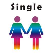 Single - Lesbian t-shirts