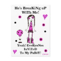 SinGLe & LoViNg EvErY BiT Of It! postcards