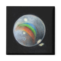 SINGLE MARBLE: ART: REALISM magnets by joyart SINGLE MARBLE: ART: REALISM magnets
