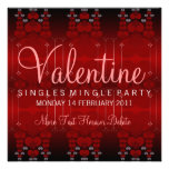 Single Mingle Valentine Party Invitations