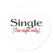 Single One Night Only Sticker
