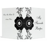 Single Onyx Bloom Recipe Book binders