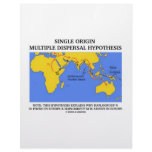 Single Origin Multiple Dispersal (Evolution) Letterhead Template