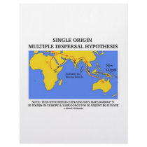 Single Origin Multiple Dispersal (Evolution) Letterhead Template