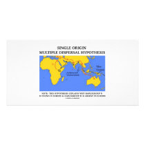 Single Origin Multiple Dispersal (Evolution) photo cards by wordsunwords Single Origin Multiple Dispersal (Evolution) photo cards