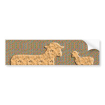 Single Parent SHEEP N baby sheep Bumper Stickers