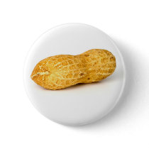 Single Peanut On White Background buttons