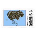 Single Pig w/Poopie Stamps