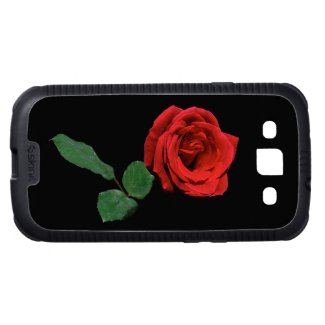 Single Red Rose Galaxy S III Case