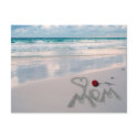 Single Red Rose, I Love You, Mom postcards by beverlytazangel Single Red Rose, I Love You, Mom postcards