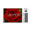 Single Red Rose - RSVP postage by plannedtoperfection Single Red Rose - RSVP postage